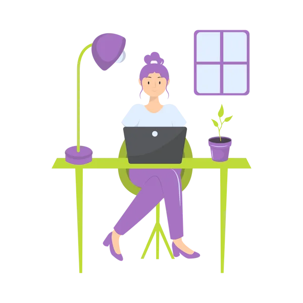 Illustration of person setting up VPN on mobile device